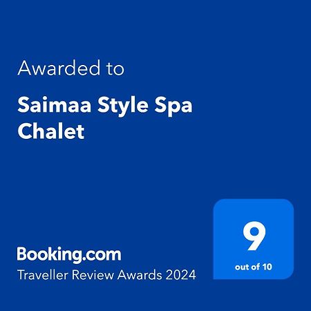 Saimaa Style Spa Chalet Virasoja Dış mekan fotoğraf