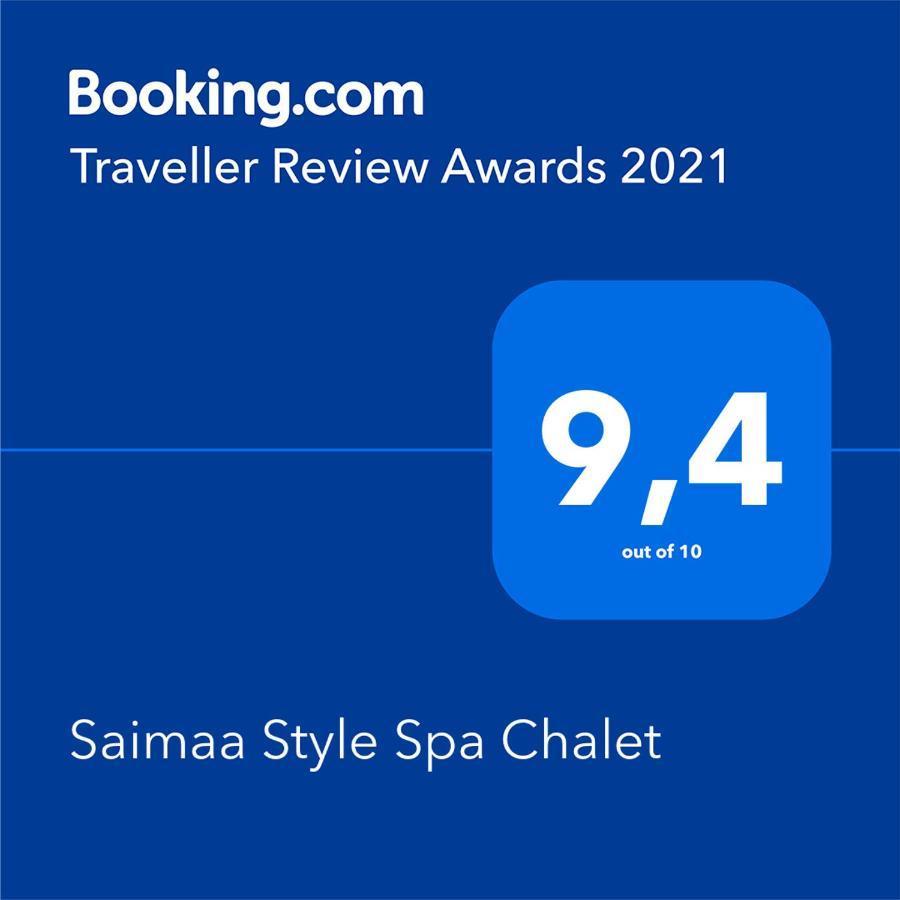 Saimaa Style Spa Chalet Virasoja Dış mekan fotoğraf